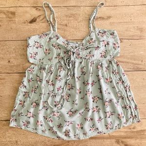 American Eagle Floral Spaghetti Stap